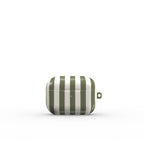 Olive Stripes Apple AirPods Tough Case