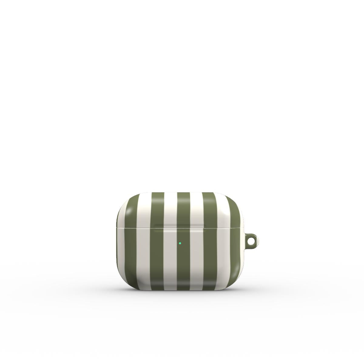 Olive Stripes Apple AirPods Tough Case
