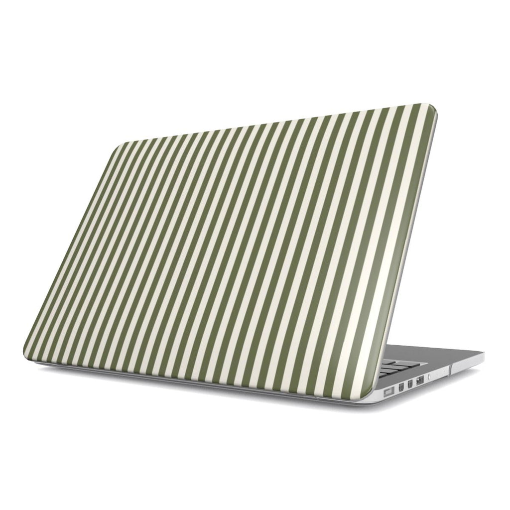 Olive Stripes MacBook Case