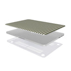 Olive Stripes MacBook Case