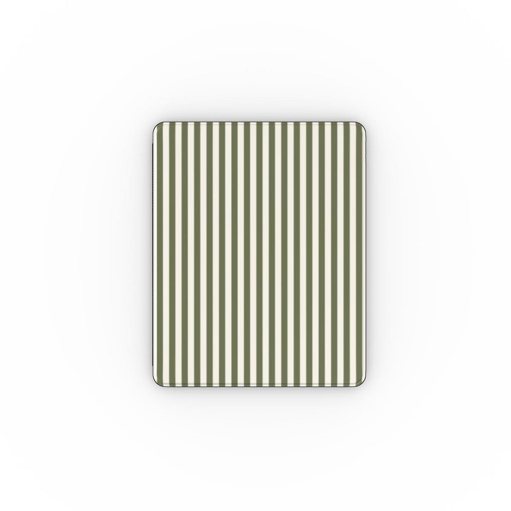 Olive Stripes Apple iPad Case