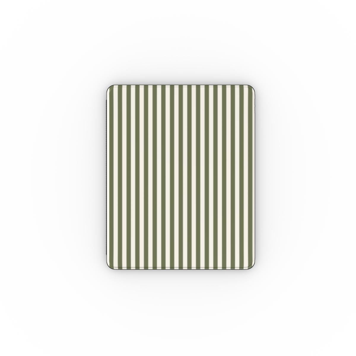 Olive Stripes Apple iPad Case