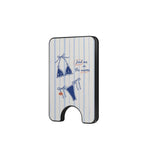 Blue bikini coastal Magnetic wallet