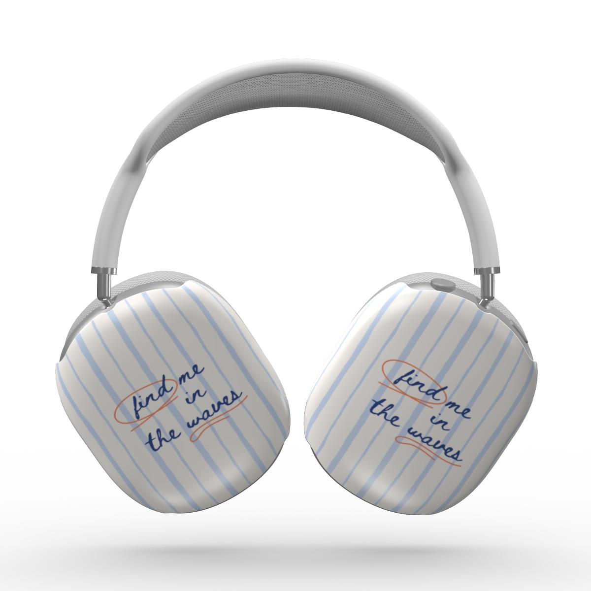 Blue bikini coastal Apple AirPods Max Tough Case