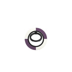 Plum Checkedboard Ring Holder