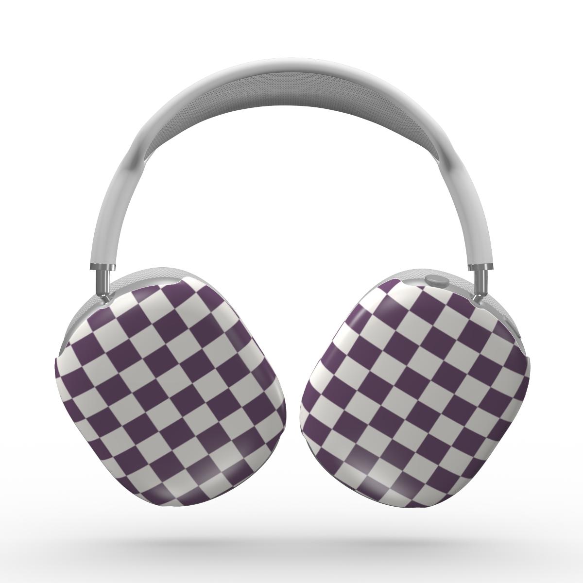 Plum Checkedboard Apple AirPods Max Tough Case