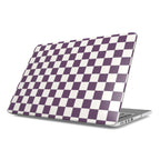 Plum Checkedboard MacBook Case