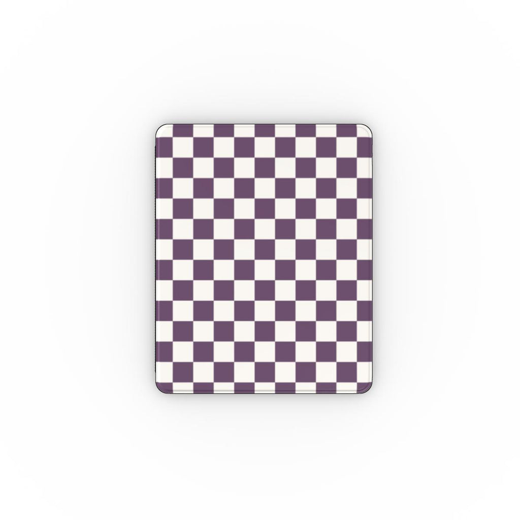 Plum Checkedboard Apple iPad Case