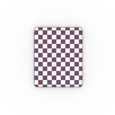 Plum Checkedboard Apple iPad Case