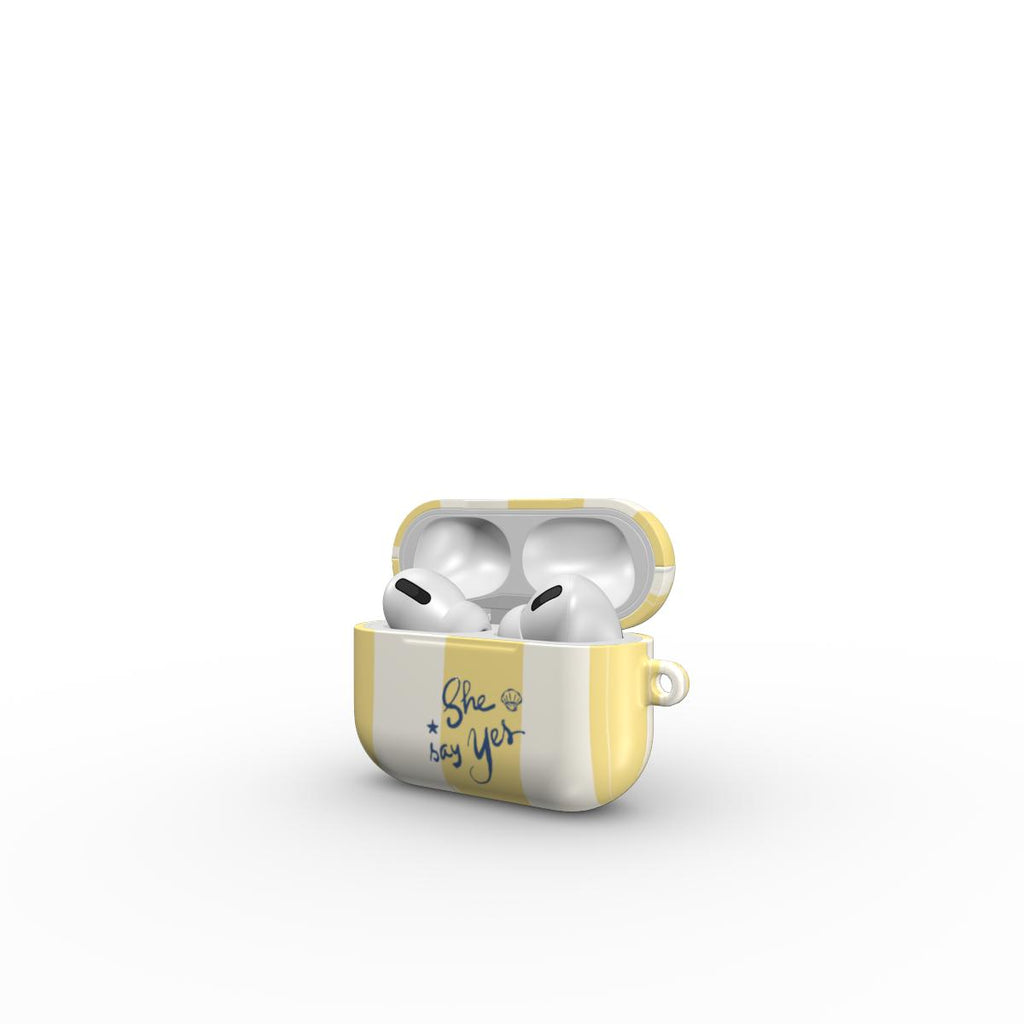 Butter mermaid coastal Apple AirPods Tough Case