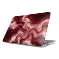 Maroon Burgundy Abstract MacBook Case