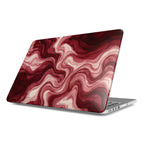 Maroon Burgundy Abstract MacBook Case