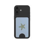 Sage starfish coastal Magnetic wallet