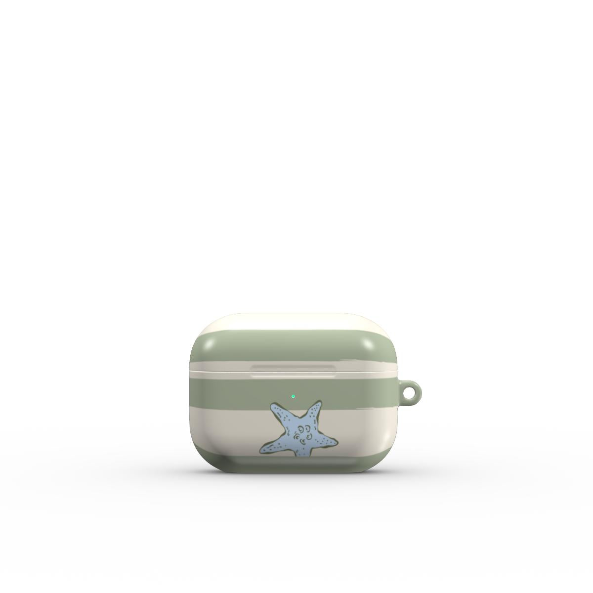 Sage starfish coastal Apple AirPods Tough Case