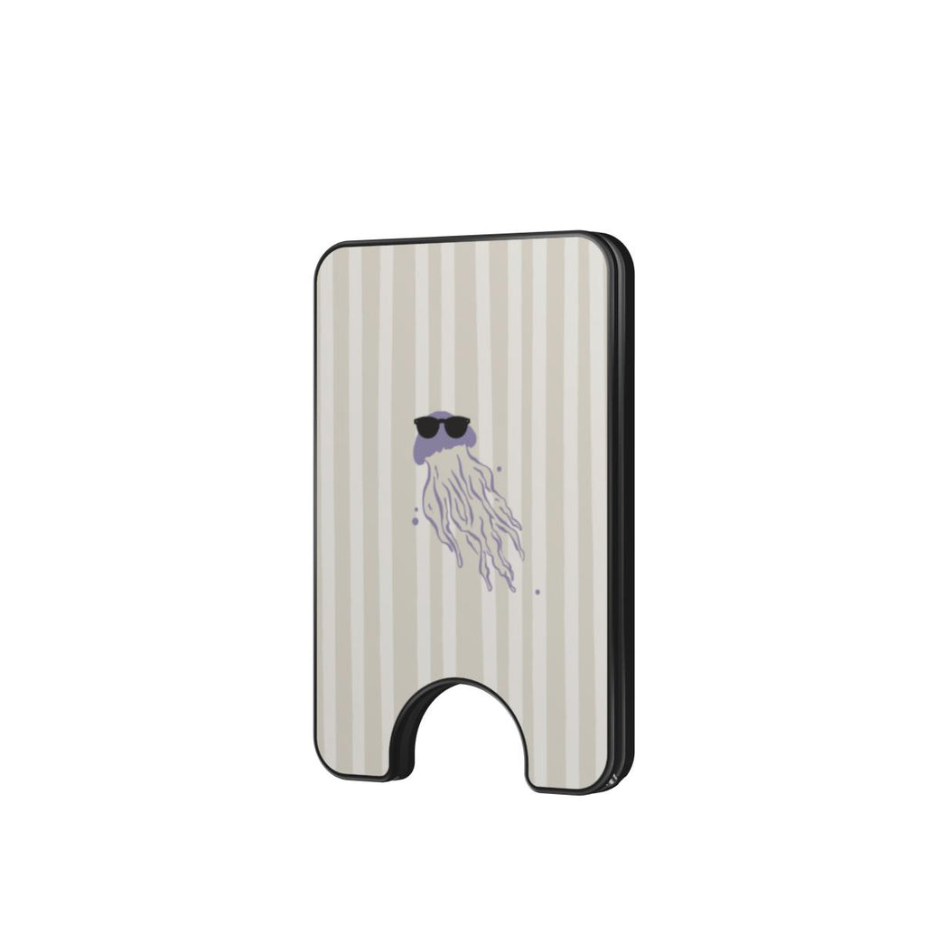 Lilac jellyfish coastal Magnetic wallet
