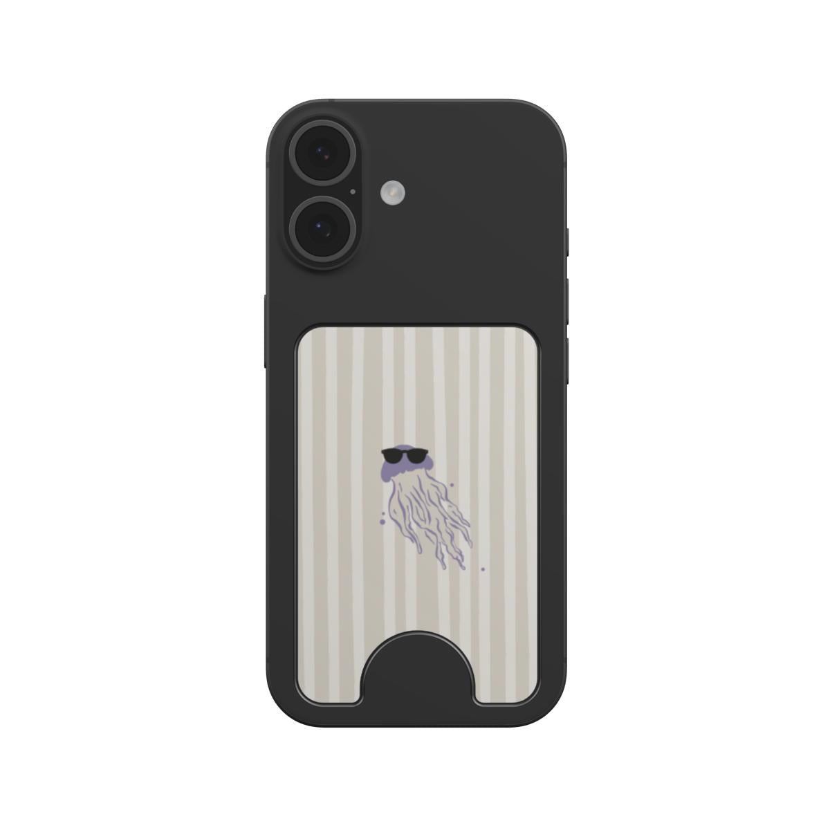 Lilac jellyfish coastal Magnetic wallet