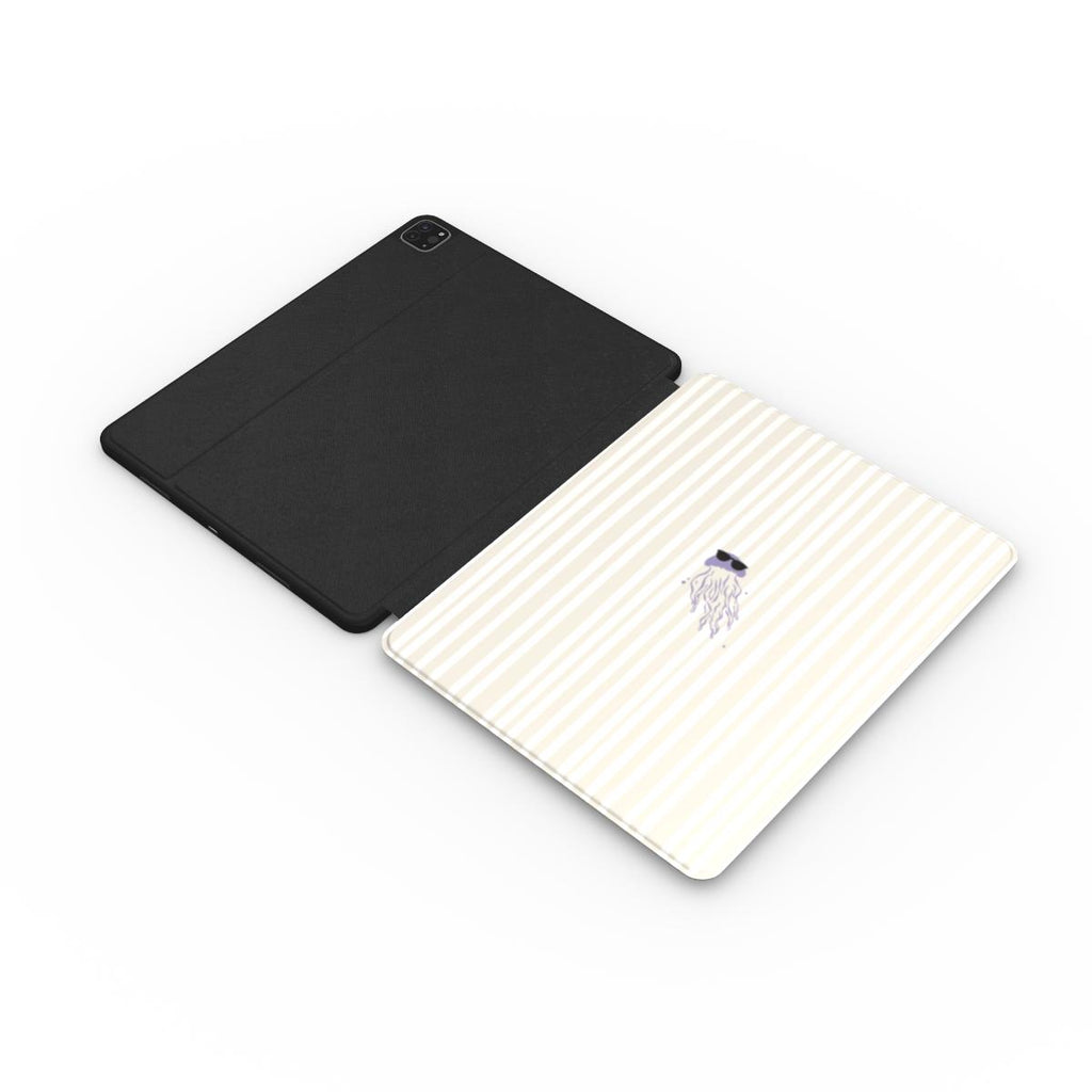 Lilac jellyfish coastal Apple iPad Case