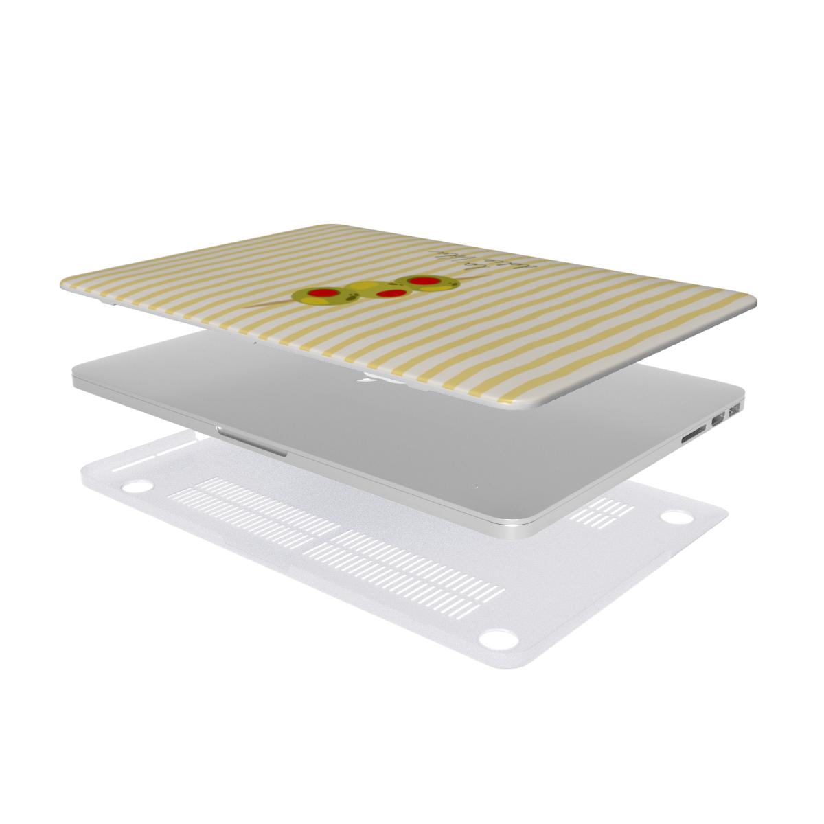La Dolce Vita | Butter Yellow Coastal MacBook Case
