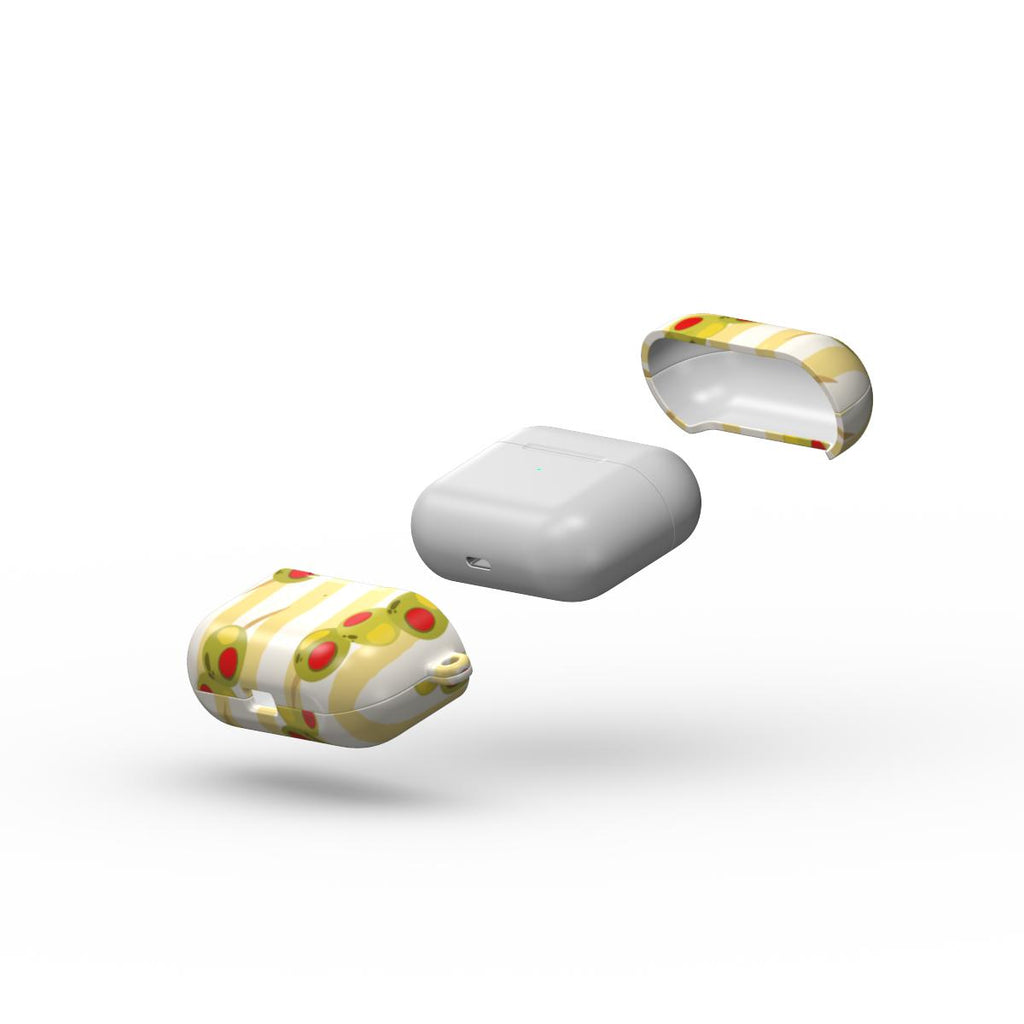 La Dolce Visa | Butter Yellow Coastal Apple AirPods Tough Case