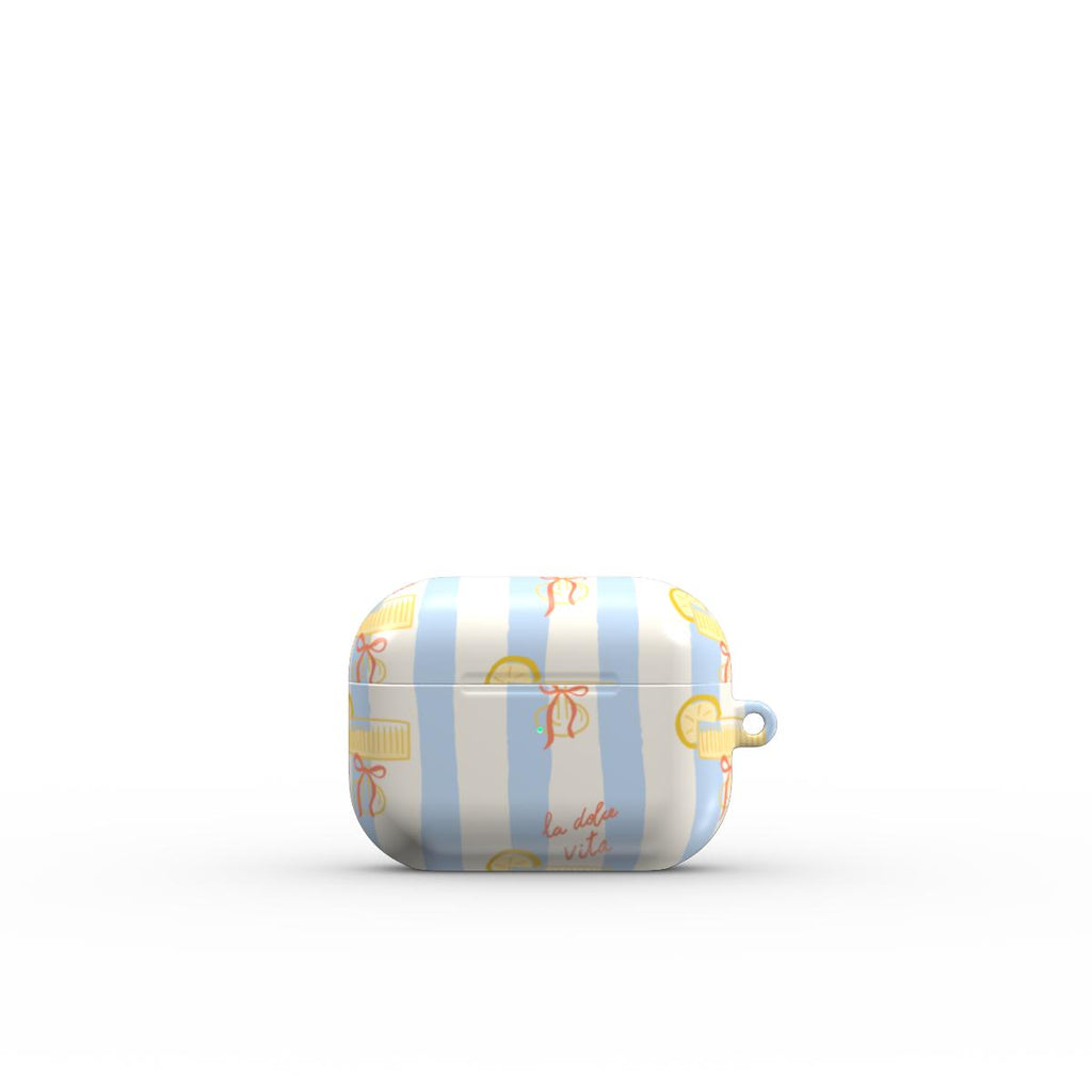 La Dolce Vita | Sky Stripes Coastal Apple AirPods Tough Case