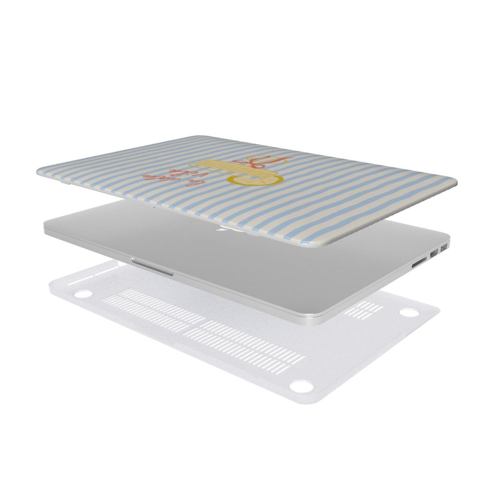 La Dolce Vita | Sky Stripes Coastal MacBook Case