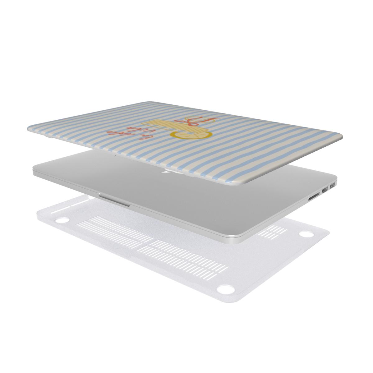 La Dolce Vita | Sky Stripes Coastal MacBook Case