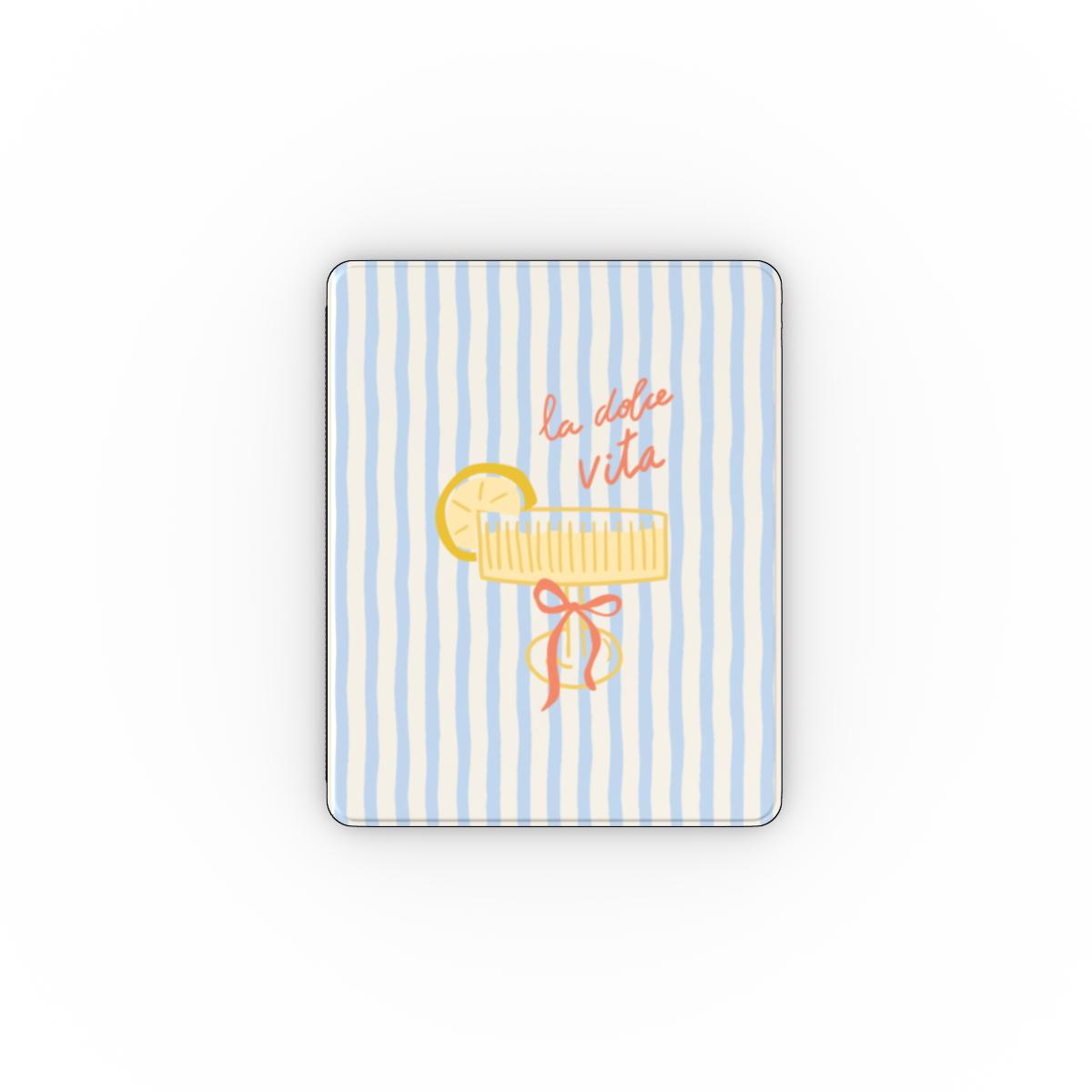 La Dolce Vita | Sky Stripes Coastal Apple iPad Case