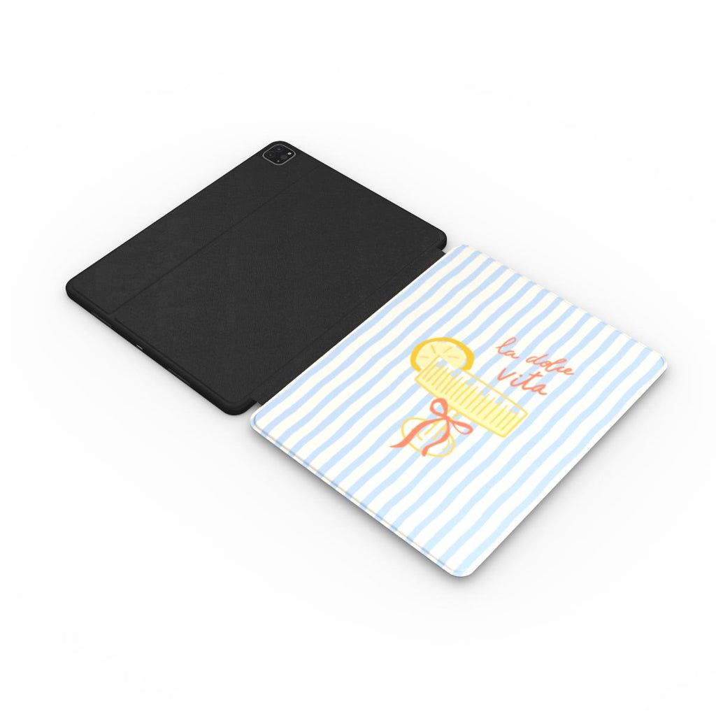 La Dolce Vita | Sky Stripes Coastal Apple iPad Case