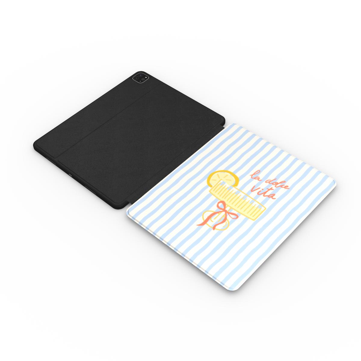 La Dolce Vita | Sky Stripes Coastal Apple iPad Case