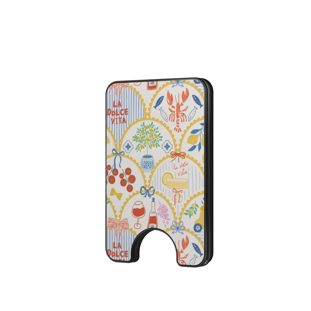 La Dolce Vita Pattern Magnetic wallet