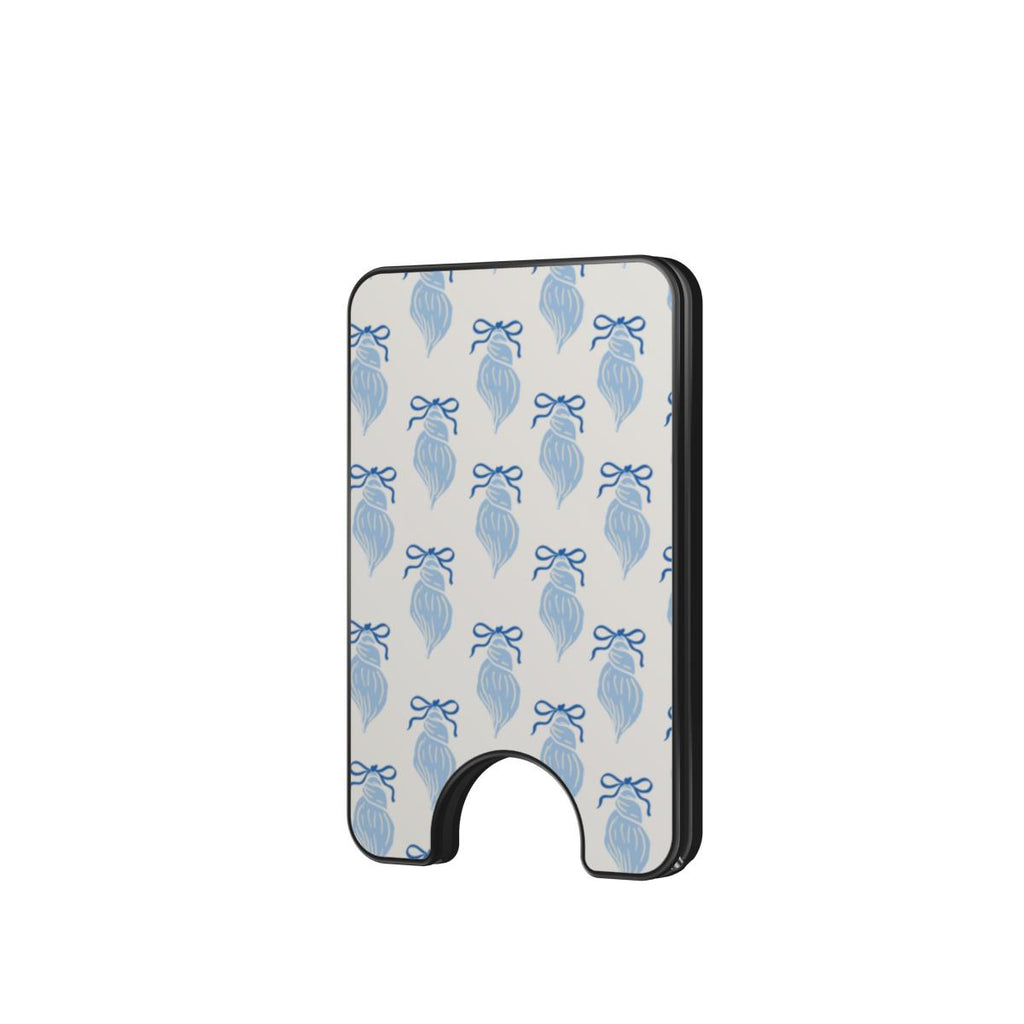 Snail Coastal Pattern Magnetic wallet