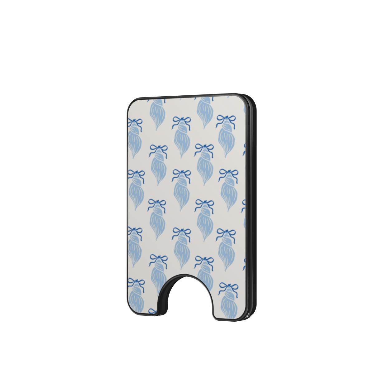 Snail Coastal Pattern Magnetic wallet