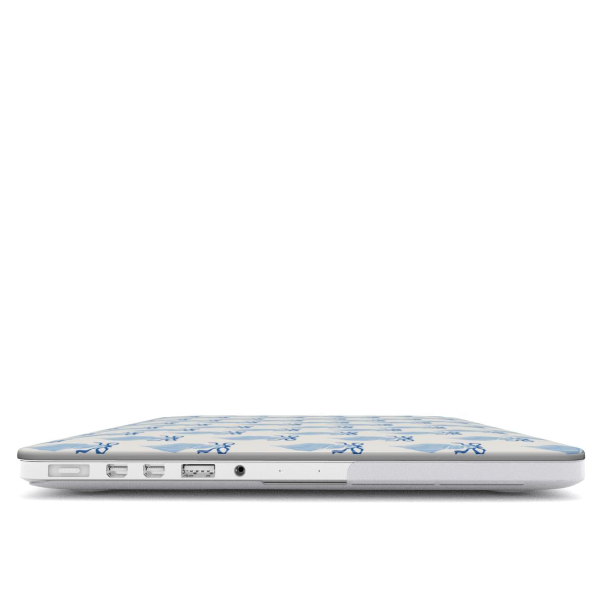 Snail Coastal Pattern MacBook Case