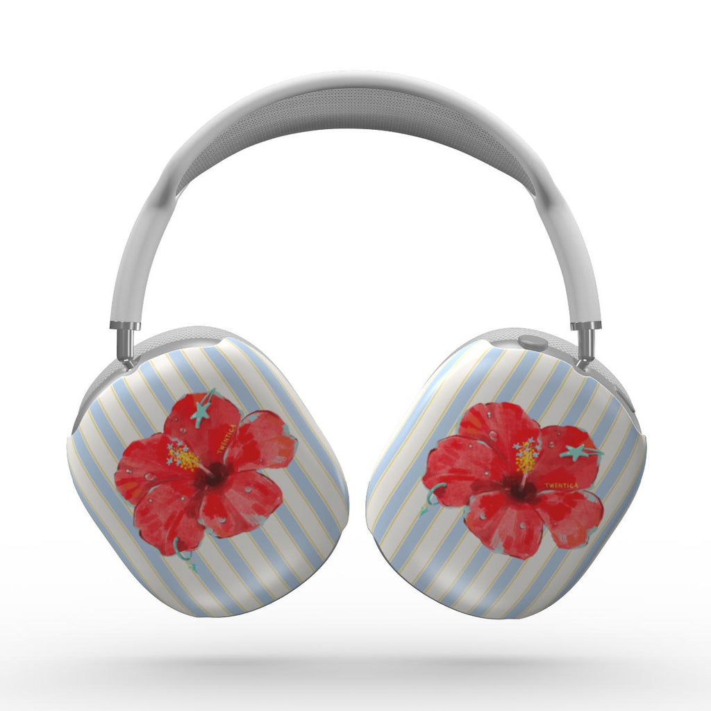 Sky Hibiscus Coastal Apple AirPods Max Tough Case