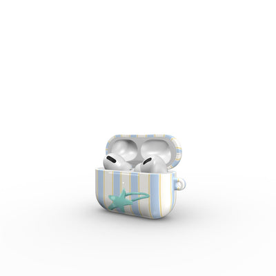 Sky Hibiscus Coastal Apple AirPods Tough Case