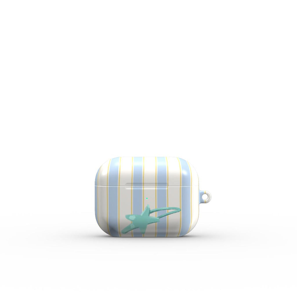 Sky Hibiscus Coastal Apple AirPods Tough Case