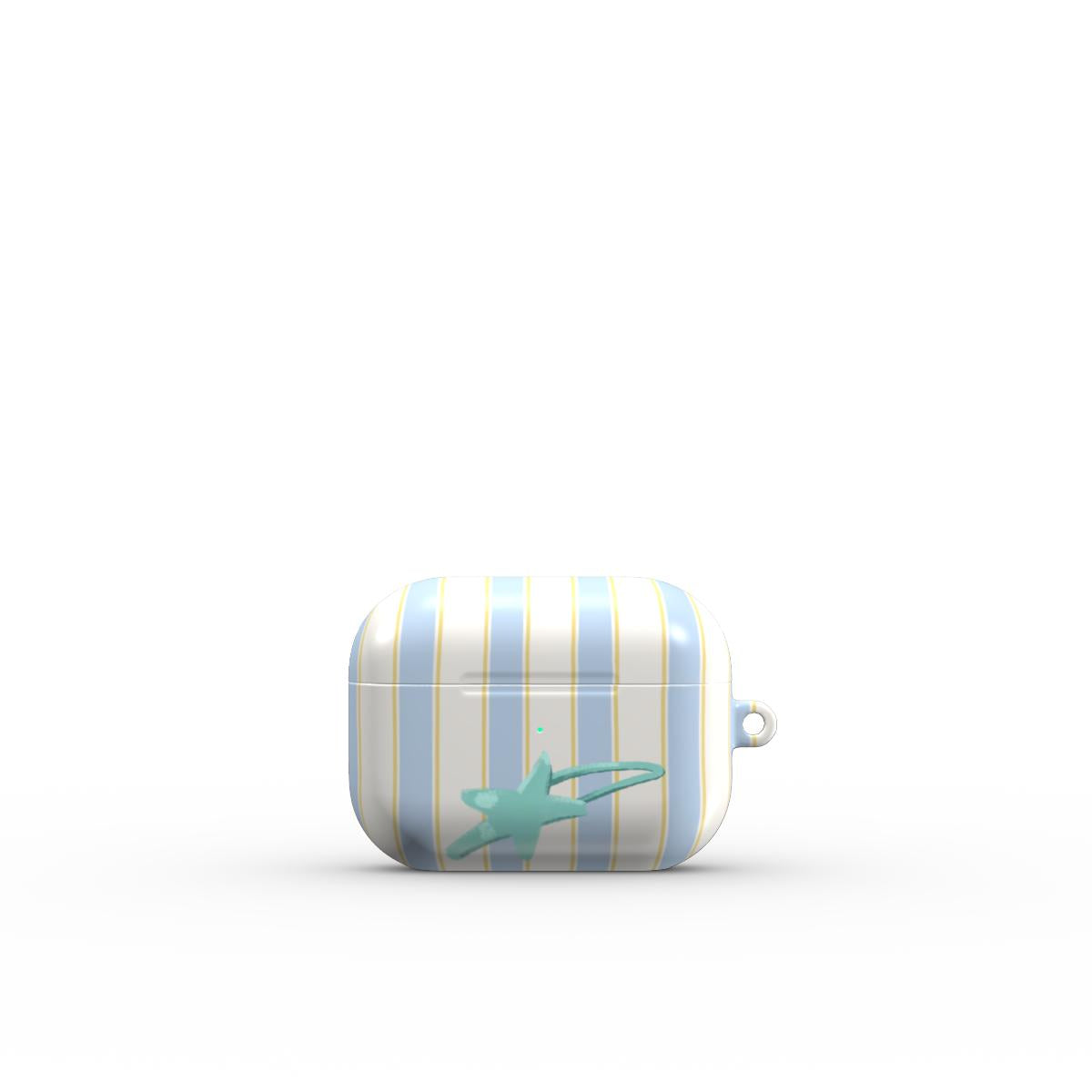 Sky Hibiscus Coastal Apple AirPods Tough Case