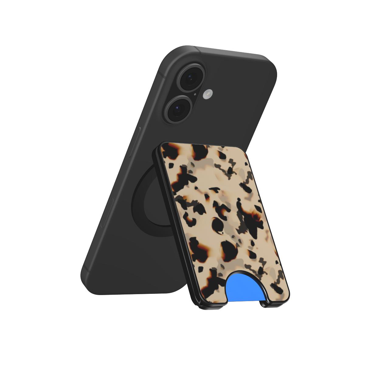Ivory Tortoise Pattern Magnetic wallet