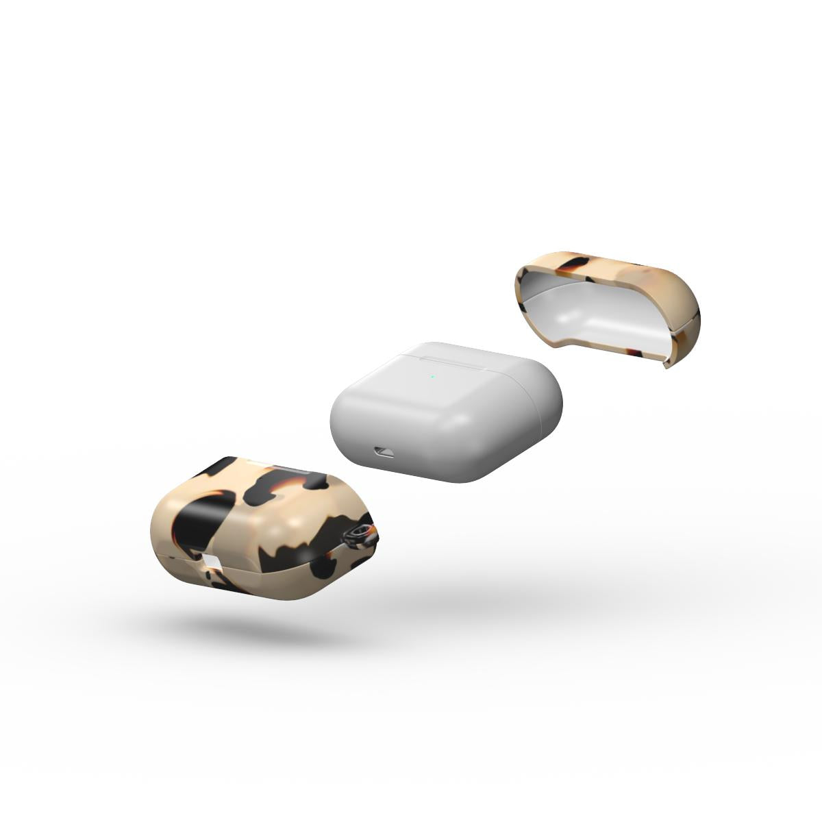 Ivory Tortoise Pattern Apple AirPods Tough Case