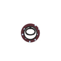 Blue Sky in Burgundy Polka Dots Ring Holder