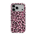 Black Pink Leopard Tough Phone Case