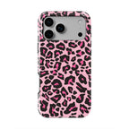 Black Pink Leopard Tough Phone Case