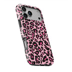 Black Pink Leopard Tough Phone Case