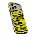 Black in Yellow Tiger Tough Phone Case