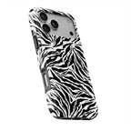 Black in White Leopard MagSafe Tough Phone Case