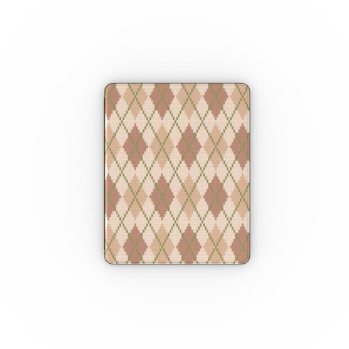 Autumn Knit Y2K & Retro Apple iPad Case, 3D product render