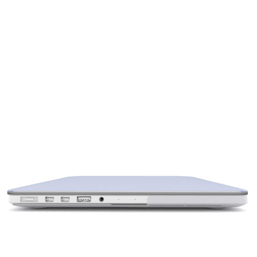 Baby Blue Stripes MacBook Case, 3D product render