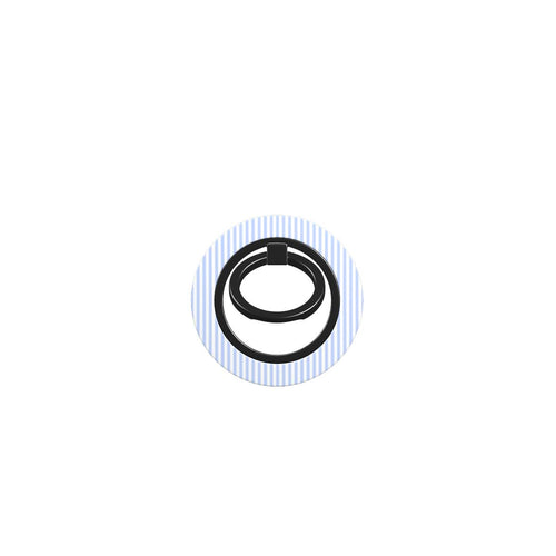 Baby Blue Stripes Ring Holder, 3D product render