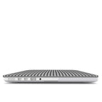 Black in White Houndstooth MacBook Case — angled view