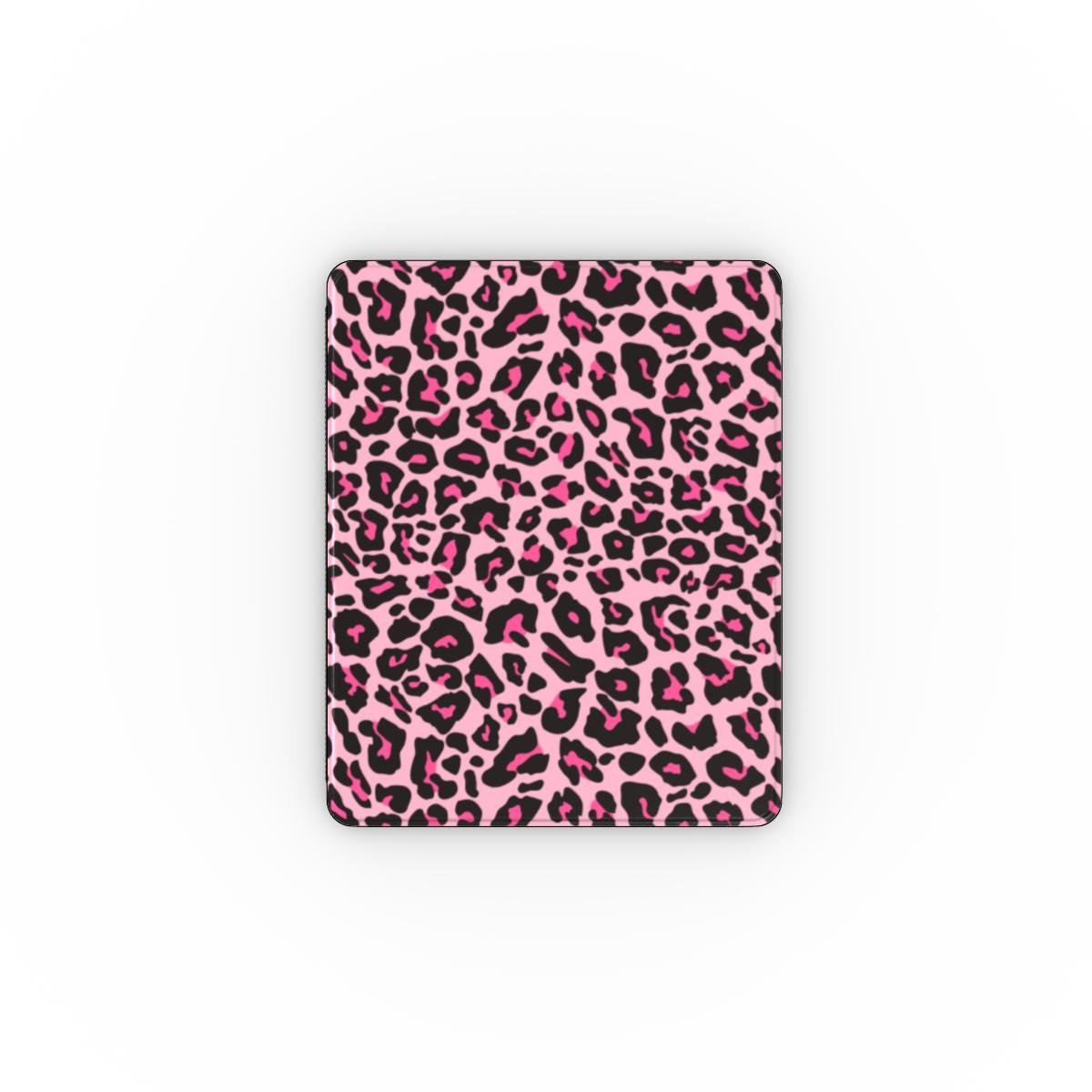 Black Pink Leopard Apple iPad Case, 3D product render